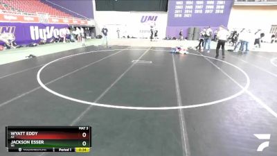 100 lbs Cons. Semi - Wyatt Eddy, AZ vs Jackson Esser, WI