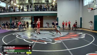 144 lbs Cons. Round 2 - Essau Chavez, John Paul The Great vs Calvin Dillon, The Heights School