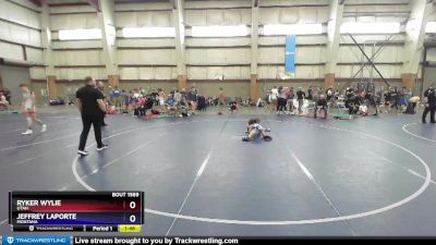 53 lbs 5th Place Match - Ryker Wylie, Utah vs Jeffrey LaPorte, Montana