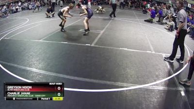 100 lbs Cons. Round 1 - Greyson Nixon, Blair Wrestling Club vs Charlie Janak, Monarch Wrestling Club - David City