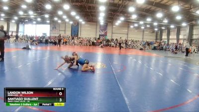 92 lbs Rd# 8- 12:30pm Saturday Final Pool - Santiago Guillent, West Coast Elite vs Landon Wilson, Rebellion