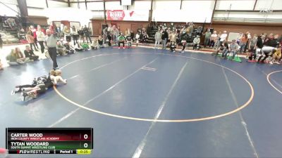 95 lbs Cons. Round 2 - Carter Wood, Iron County Wrestling Academy vs Tytan Woodard, South Summit Wrestling Club