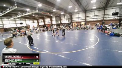 50+ Round 3 - Greta Opheikens, Fremont Wrestling vs McKray Daybell, Payson Lions Wrestling Club