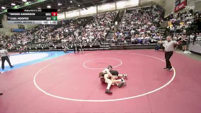 3A 157 lbs Cons. Round 2 - Cael Hoopes, Juab vs Brisen Anderson, Morgan