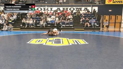 125 lbs Quarterfinal - Elijah Almarinez, Maryville vs Trevor Wilcox, Thomas More