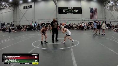 76 lbs Round 1 (4 Team) - Rocco Creazzo, Grit Mat Club vs LUIS RABELO, High Pace Wrestling