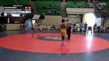 146 lbs Finals (2 Team) - Grayson Meeks, Elmore County School vs Chirstopher Sanchez, Beauregard HS