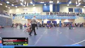 160 lbs Quarterfinal - Lance Hunter, Snake River High School vs Rustan Cordingley, Highland High School