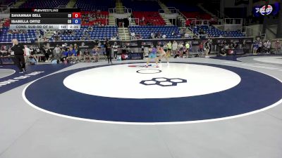 120 lbs Cons. Sub-rd Of 64 - Savannah Bell, SD vs Isabella Ortiz, CO