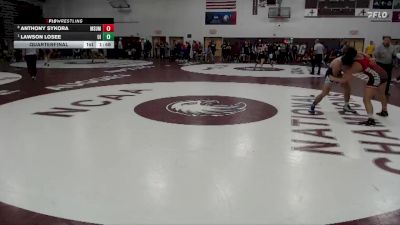174 lbs Quarterfinal - Lawson Losee, Upper Iowa vs Anthony Sykora, MSU Moorhead