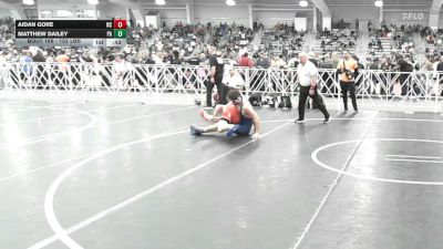 152 lbs Consi Of 8 #2 - Aidan Gore, NC vs Matthew Dailey, PA