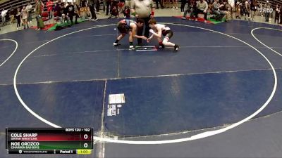 102 lbs Cons. Round 3 - Cole Sharp, Uintah Wrestling vs Noe Orozco, Cimarron Bad Boys