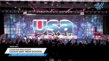 Clovis East High School - Clovis East High School [2025 Junior Varsity Show Cheer Intermediate Day 2] 2025 USA Spirit Natl's/Collegiate Champs/Jr. Natl's