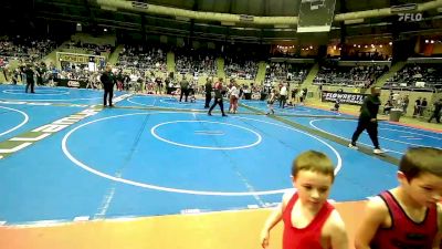 60 lbs Round Of 16 - William Henson, Fort Gibson Youth Wrestling vs Tanner Turpin, Owasso Takedown Club