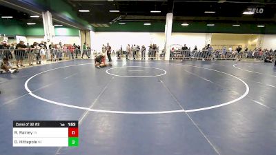 190 lbs Consi Of 32 #2 - Ryan Rainey, TX vs Dominic Hittepole, NC