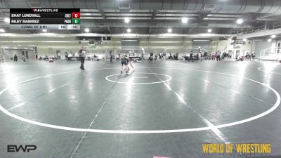 95 lbs Consi Of 8 #1 - Shay Lundvall, Sebolt Wrestling Academy vs Riley Ramirez, Pounders WC