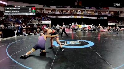 4A 172 lbs Cons. Round 2 - Malachi McCoy, Valencia vs Chance Aspaas, Kirtland