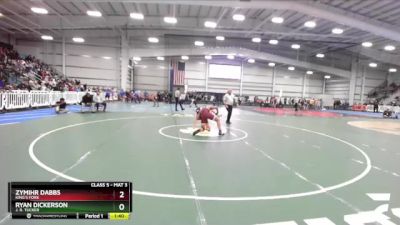 5-150 lbs Champ. Round 1 - Zymihr Dabbs, King`s Fork vs Ryan Dickerson, J. R. Tucker