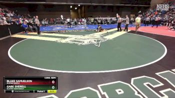 6A - 113 lbs Cons. Semi - Gabe Sherell, Olathe Northwest vs Blake Samuelson, Olathe North