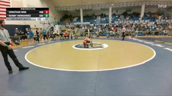 106 lbs 1st Place Match - Jonathan Hine, Powell vs Bobby Hernandez, Cody