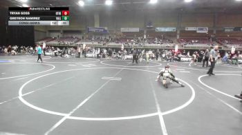 70 lbs Consolation - Tryan Goss, Other Team vs Greyson Ramirez, Valley Bad Boys