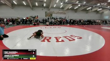 126 lbs Cons. Round 4 - Trey Ramsdell, Cheyenne Mountain vs Angelo Ramirez, Mountain Range