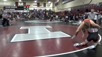 165 lbs Quarterfinal - Colin Sesker, Clarion-Goldfield-Dows vs Tucker Wheeler, PCM, Monroe