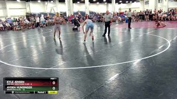 150 lbs Round 5 (6 Team) - Ayden Hunsinger, Brawlers Elite vs Kyle Jensen, Bad Bay Wrestling Club