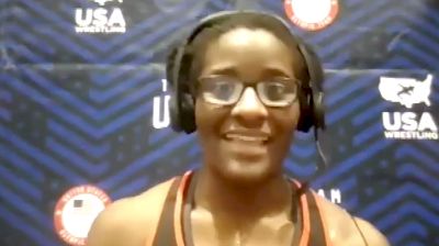 Tamyra Mensah-Stock (68 kg) after making the 2021 Olympic team