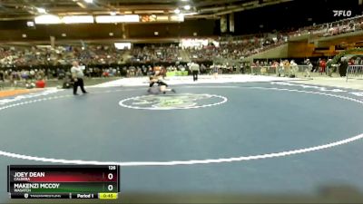 126 lbs Cons. Round 7 - Joey Dean, Caldera vs Makenzi Mccoy, Wasatch