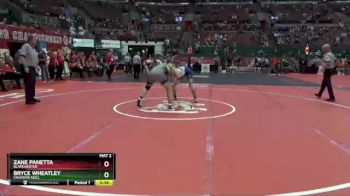 D2-175 lbs Cons. Round 1 - Bryce Wheatley, Chardon Ndcl vs Zane Panetta, Blanchester