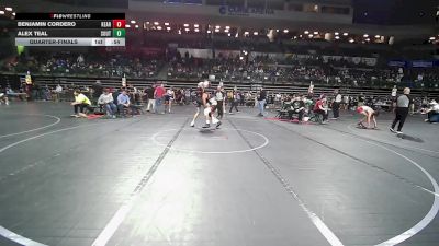 126 lbs Quarterfinal - Benjamin Cordero, Kearny vs Alex Teal, South Plainfield