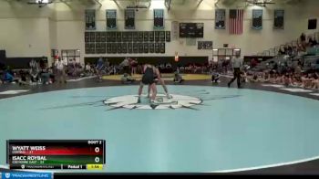 126 lbs Round 2 (3 Team) - Isacc Roybal, Cheyenne East vs Wyatt Weiss, Central