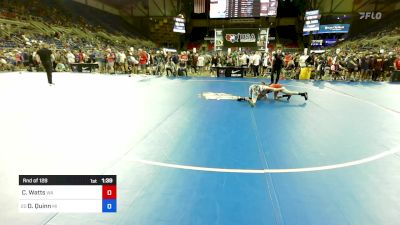 100 lbs Rnd Of 128 - Casey Watts, WA vs Donovan Quinn, MI