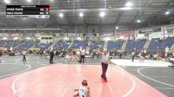 54 lbs Consolation - Stone Travis, Englewood Pirates (PYS) vs Rena Chavez, Duran Elite