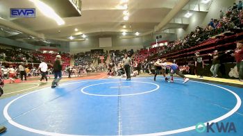 140 lbs Rr Rnd 3 - Mersaydes Stout, Caney Valley Wrestling vs Jalynn Roberson, Heat