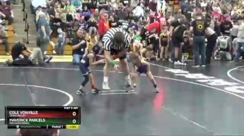 32 lbs Semifinal - Maverick Parcels, Mechanicsburg vs Cole Vonville, Teays Valley