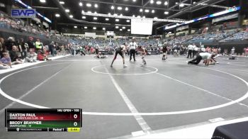 105 lbs Cons. Round 3 - Daxton Paul, Maize Wrestling Club vs Brody Braymer, Unaffiliated