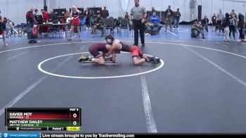 100 lbs Round 4 (6 Team) - Matthew Dailey, Grit Mat Club Blue vs Xavier Moy, Warhawks