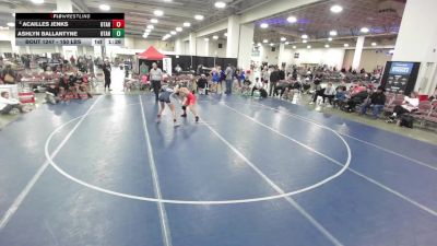 114 lbs Cons. Semis - Acailles Jenks, Utah vs Ashlyn Ballantyne, Utah