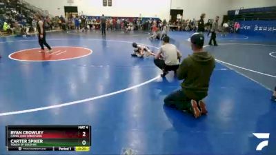 35-37 lbs Round 3 - Carter Spiker, Touch Of Gold WC vs Ryan Crowley, Camel Kids Wrestling