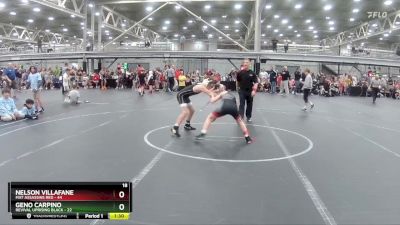 88 lbs Semis (4 Team) - Nelson Villafane, Mat Assassins Red vs Geno Carpino, Revival Uprising Black