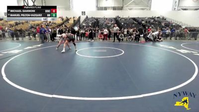 160 lbs Cons. Round 4 - Manuel Pelton-Vazquez, Mexico Wrestling vs Michael Giannoni, Deep Roots Wrestling Club