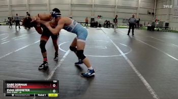 150 lbs Round 5 (6 Team) - Gabe Dorman, Rambler WC vs Evan Hemmeter, Ohio Storm