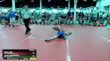 88 lbs Round 5 (6 Team) - Kyle Link, Mat Warriors Blue vs Adam Bachmann, PA Alliance