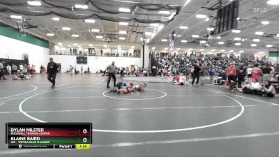 150 lbs Cons. Round 4 - Blaine Baird, WR - Topeka Blue Thunder vs Dylan Milster, Rockwall Training Center