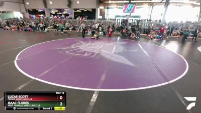 70 lbs Semifinal - Lucas Scott, Texans Wrestling Club vs Isaac Flores, West Amarillo Wrestling Club