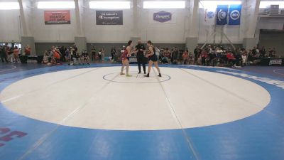 140-145 lbs 5th Place Match - Rickelle Collins, Carbon Wrestling vs Josie Startin, Gilbert Wrestling Club