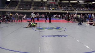 91 lbs Quarterfinal - Jake Crouse, Kintnersville vs Tyler Brown, Millville