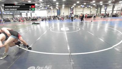 152 lbs Round Of 32 - Jackson Bradley, IN vs Alex Crawley, UT